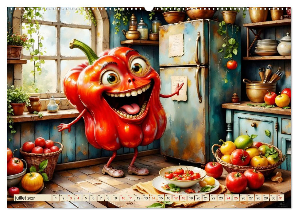 Des vitamines rigolotes (CALVENDO Calendrier supérieur 2027)