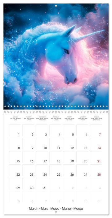 Unicorn Whispers - Tales of Glitter and Grace (CALVENDO Monthly Calendar 2027)