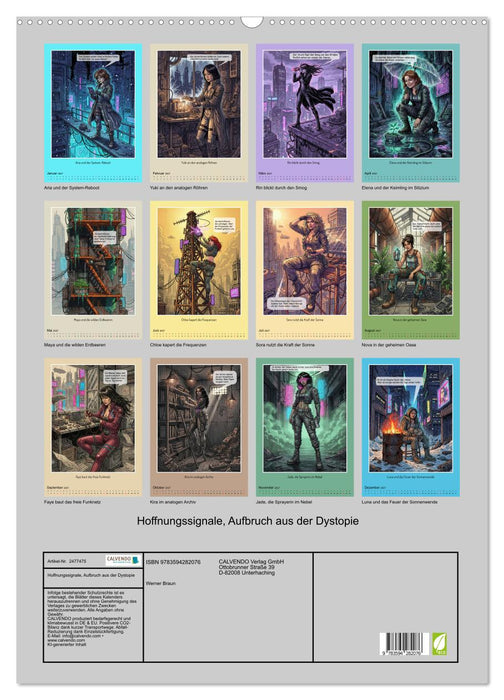 Hoffnungssignale, Aufbruch aus der Dystopie (CALVENDO Wandkalender 2027)