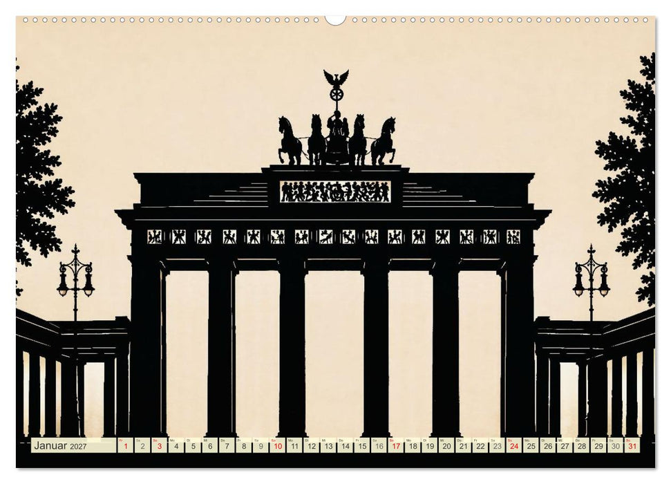 Deutschland im Scherenschnitt (CALVENDO Premium Wandkalender 2027)