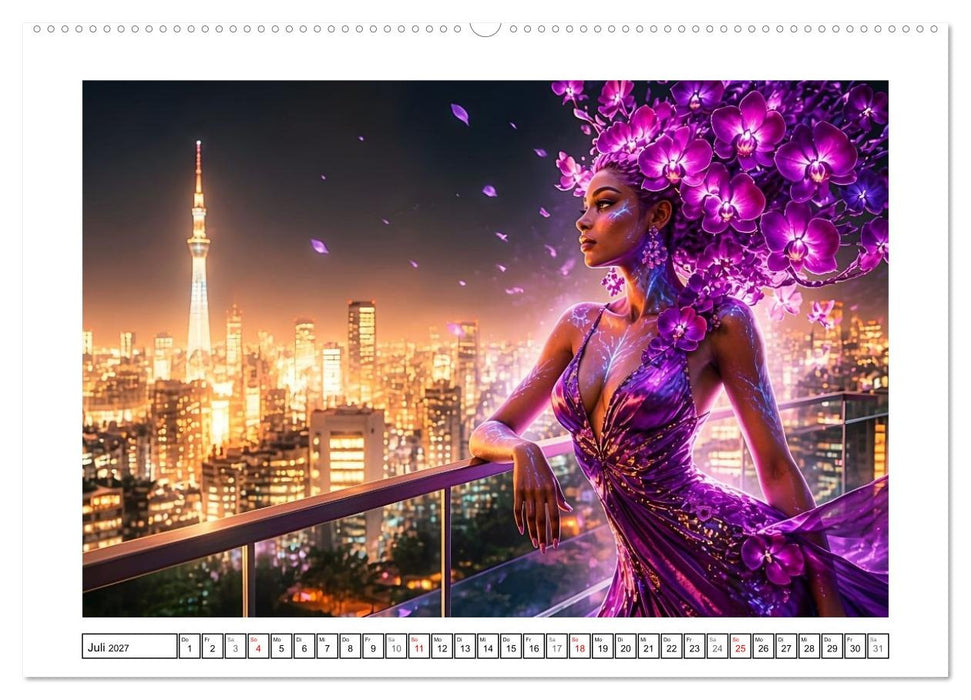 Nachtblüten in Tokyo (CALVENDO Premium Wandkalender 2027)