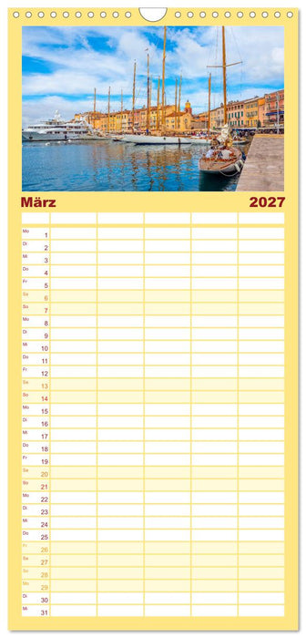 Zauber der Côte d'Azur (CALVENDO Familienplaner 2027)