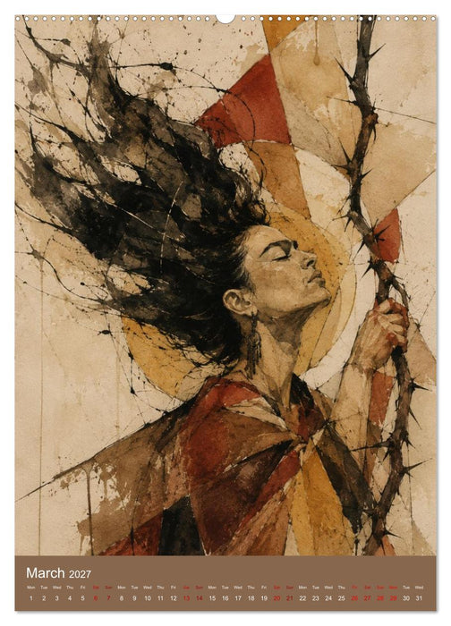 The many faces of a dream a year of quiet transformations (CALVENDO Monthly Calendar 2027)