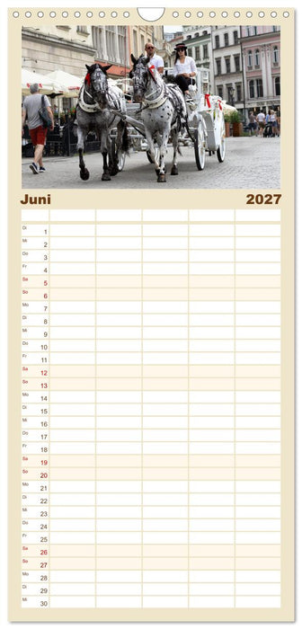 Besucht doch mal Krakau (CALVENDO Familienplaner 2027)