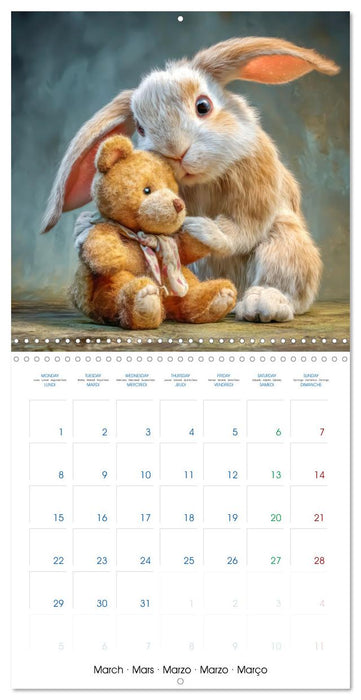 Rabbits - Furry charmers (CALVENDO Monthly Calendar 2027)