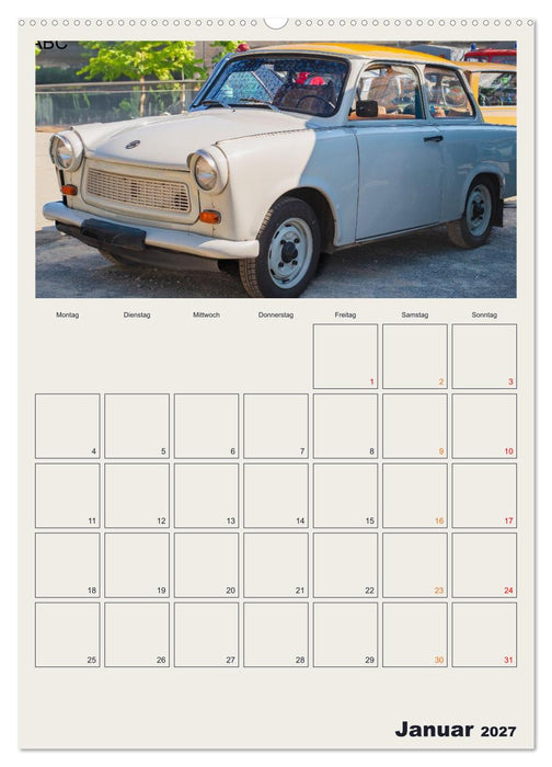 Duroplast und Diesel Legenden auf Rädern (CALVENDO Wandkalender 2027)