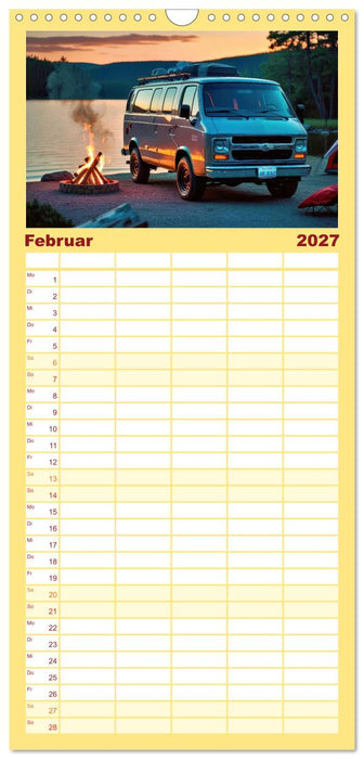 Vanlife - Caravan Abenteuer (CALVENDO Familienplaner 2027)
