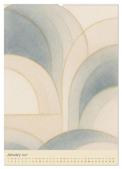 Where words end an exploration of color and form (CALVENDO Premium-Calendar 2027)