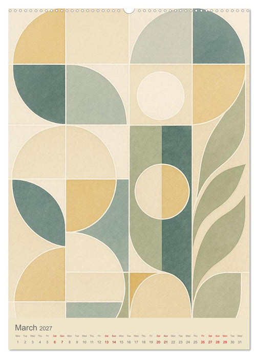 Where words end an exploration of color and form (CALVENDO Premium-Calendar 2027)