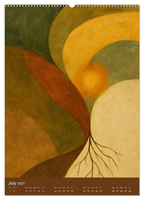 Where words end an exploration of color and form (CALVENDO Premium-Calendar 2027)