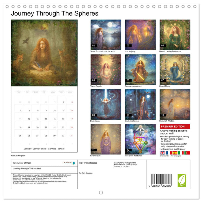 Journey Through The Spheres (CALVENDO Monthly Calendar 2027)