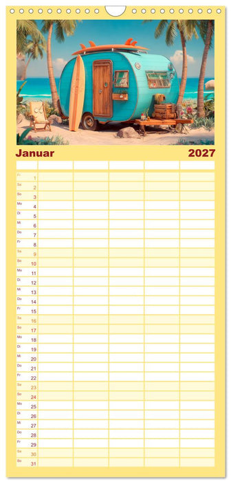 Caravanesque (CALVENDO Familienplaner 2027)