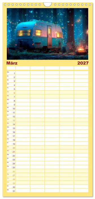 Caravanesque (CALVENDO Familienplaner 2027)