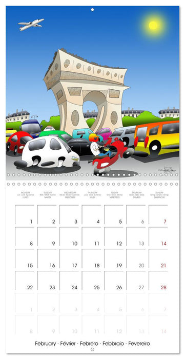 PARICATURES (CALVENDO Calendrier mensuel 2027)