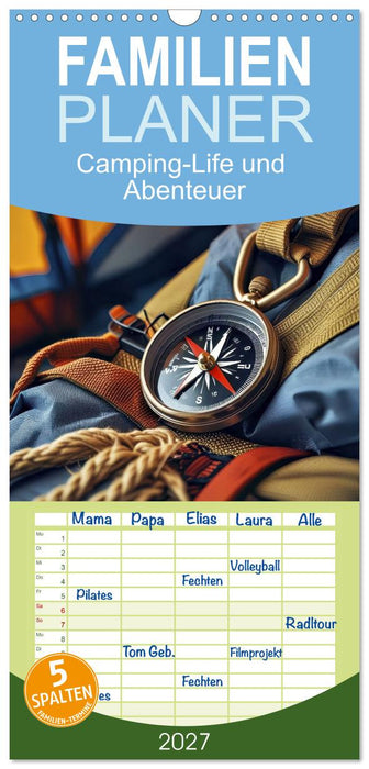 Camping-Life und Abenteuer (CALVENDO Familienplaner 2027)