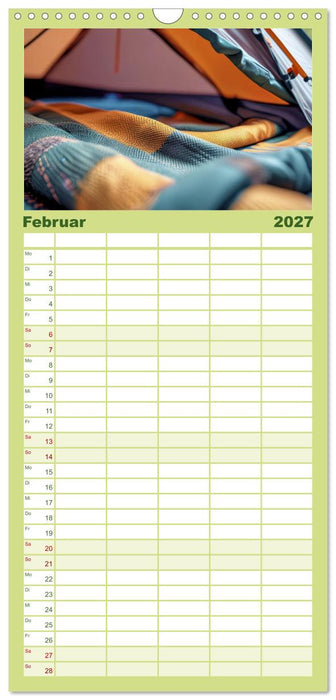 Camping-Life und Abenteuer (CALVENDO Familienplaner 2027)