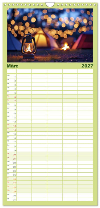 Camping-Life und Abenteuer (CALVENDO Familienplaner 2027)