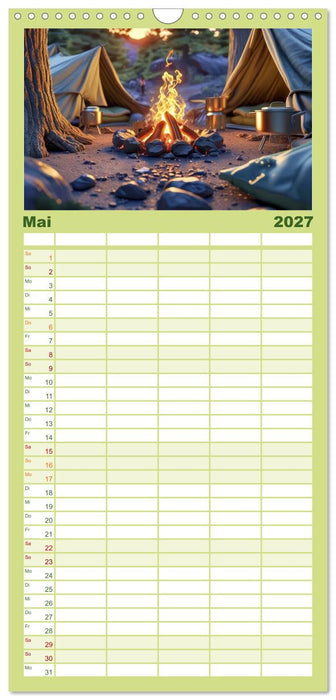 Camping-Life und Abenteuer (CALVENDO Familienplaner 2027)