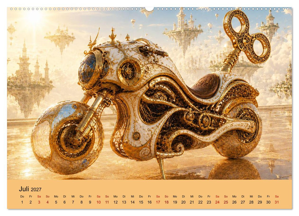 STEAMPUNK Motorcycles (CALVENDO Premium Wandkalender 2027)