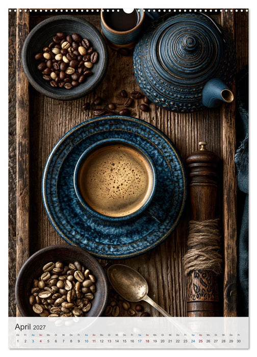 Goldene Kaffeemomente (CALVENDO Premium Wandkalender 2027)