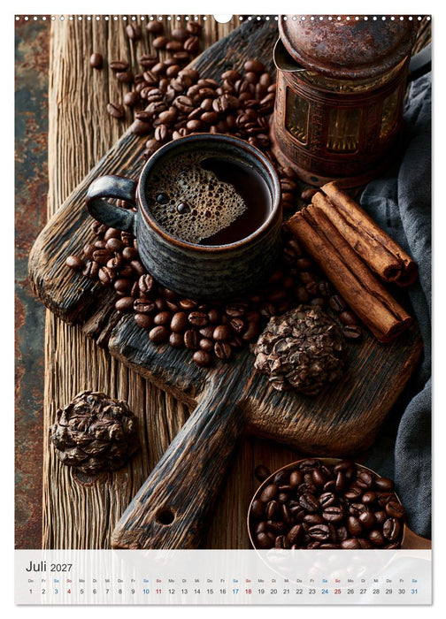 Goldene Kaffeemomente (CALVENDO Premium Wandkalender 2027)