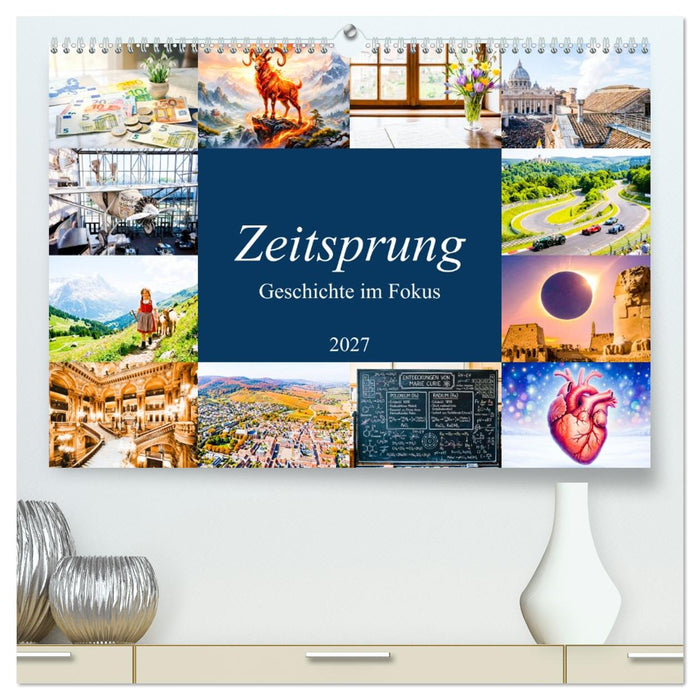 Zeitsprung - Geschichte im Fokus (CALVENDO Premium Wandkalender 2027)