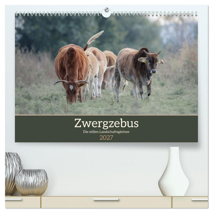 Zwergzebus - Die stillen Landschaftsgärtner (CALVENDO Premium Wandkalender 2027)