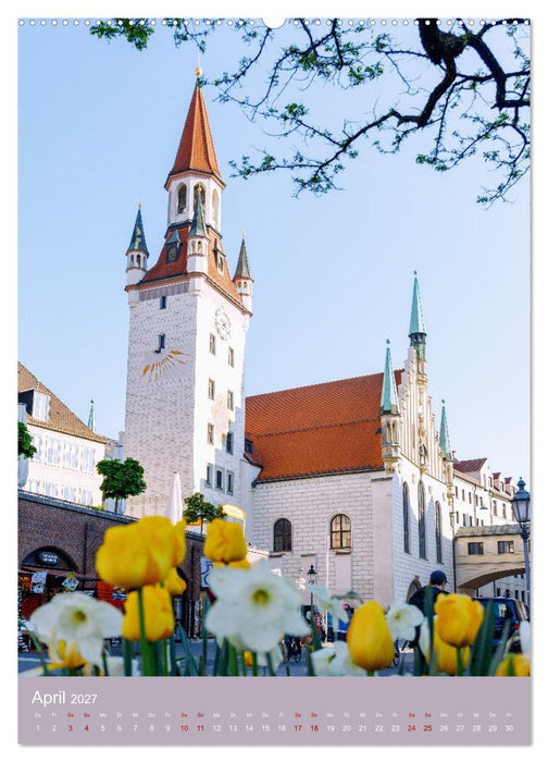 Münchner Stadtansichten. Facetten der Isarmetropole (CALVENDO Wandkalender 2027)