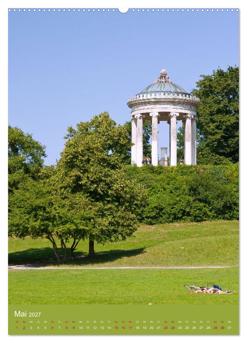 Münchner Stadtansichten. Facetten der Isarmetropole (CALVENDO Wandkalender 2027)