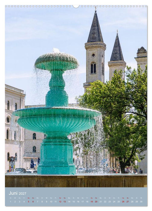 Münchner Stadtansichten. Facetten der Isarmetropole (CALVENDO Wandkalender 2027)