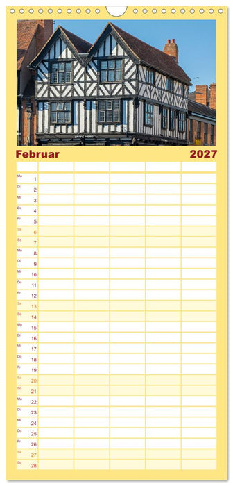 Stratford upon Avon - Shakespeare-Stadt (CALVENDO Familienplaner 2027)