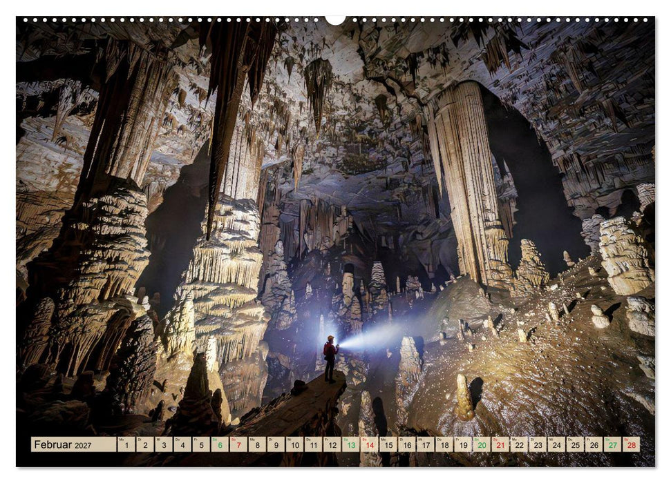 Höhlen-Weltweit (CALVENDO Wandkalender 2027)