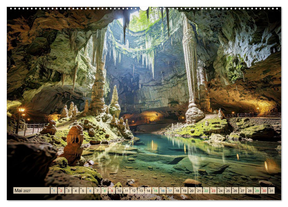 Höhlen-Weltweit (CALVENDO Wandkalender 2027)