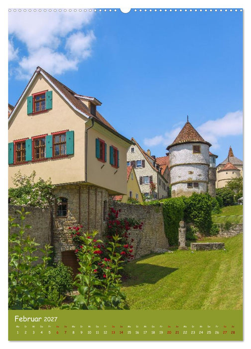 Romantische Altstädte Bayerns. Zwischen Türmen und Toren (CALVENDO Premium Wandkalender 2027)