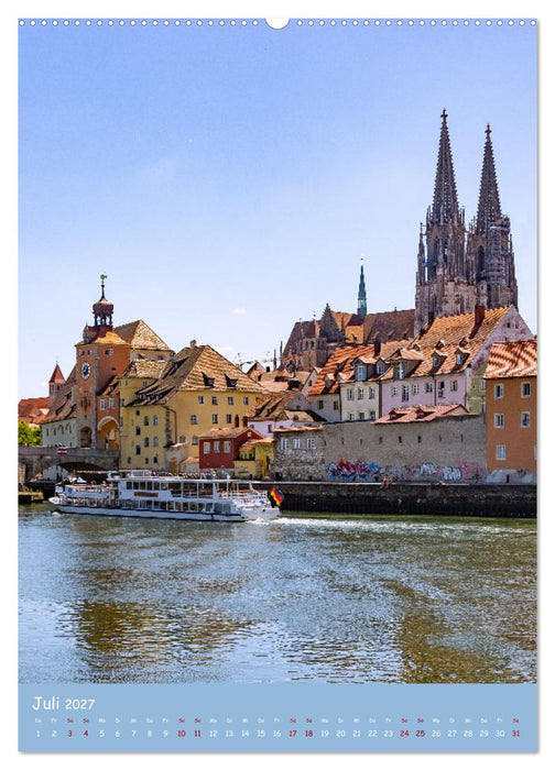 Romantische Altstädte Bayerns. Zwischen Türmen und Toren (CALVENDO Premium Wandkalender 2027)