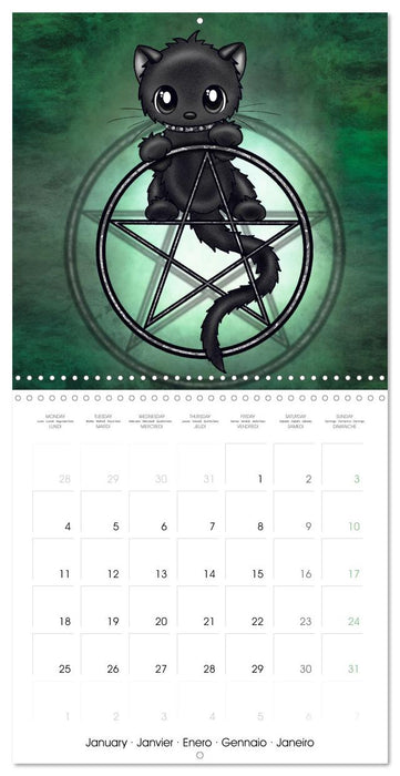 Mythical Gothic Animals (CALVENDO Monthly Calendar 2027)