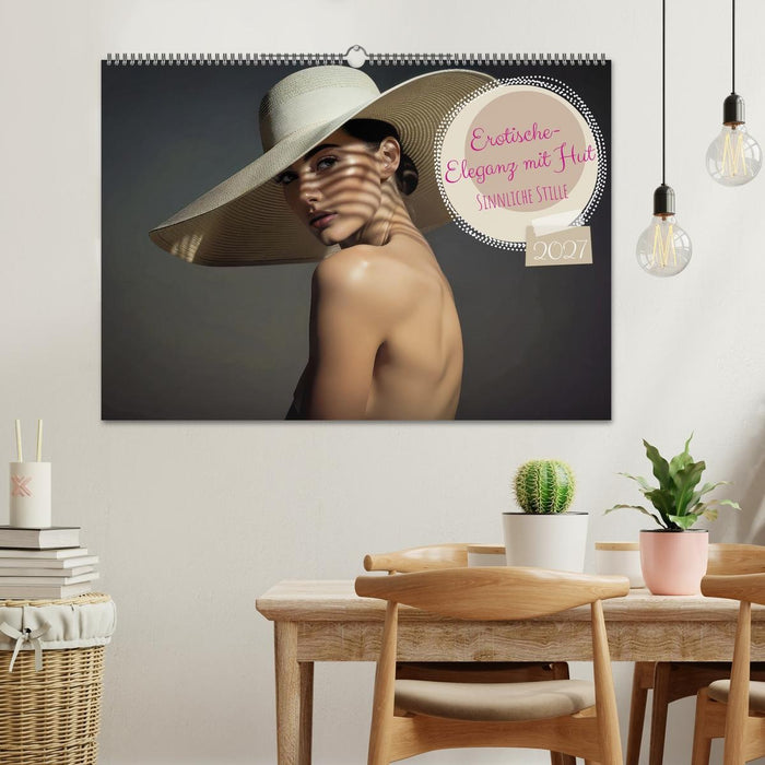 Erotische-Eleganz mit Hut (CALVENDO Wandkalender 2027)