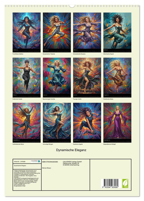 Dynamische Eleganz (CALVENDO Premium Wandkalender 2027)