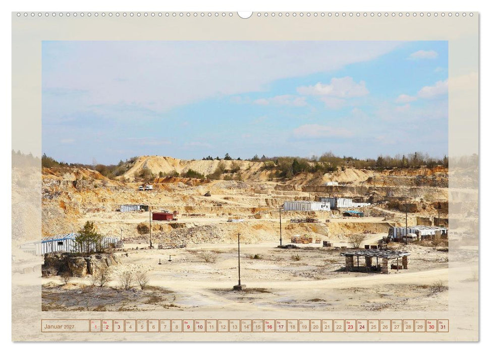 Solnhofen - zwischen Felsen und Fossilien (CALVENDO Wandkalender 2027)