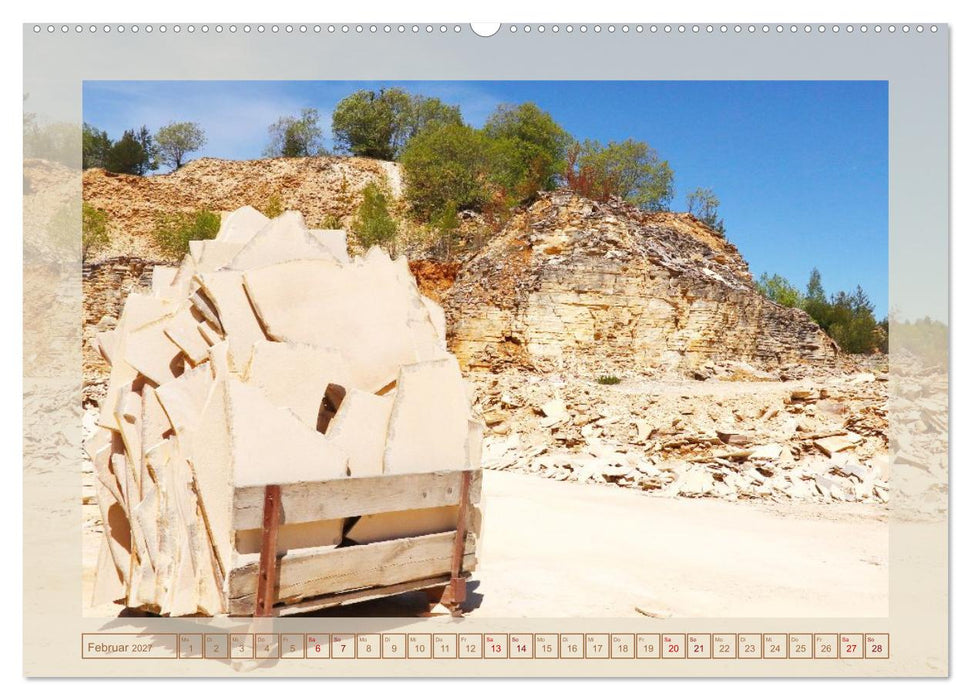 Solnhofen - zwischen Felsen und Fossilien (CALVENDO Wandkalender 2027)
