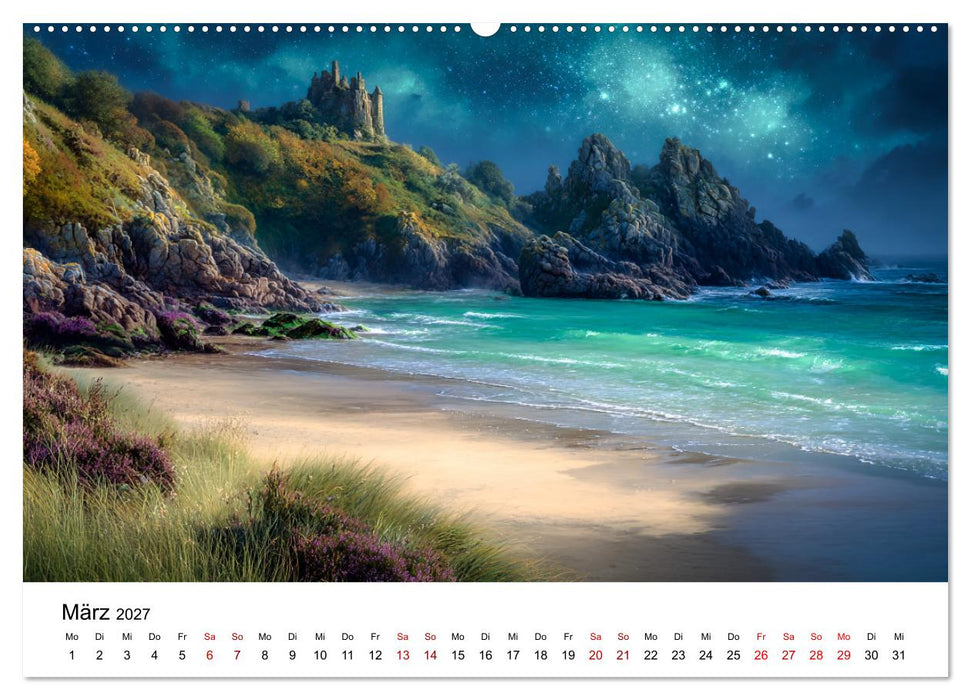 Im Reich der Legenden - Poetische Landschaften der Bretagne (CALVENDO Premium Wandkalender 2027)