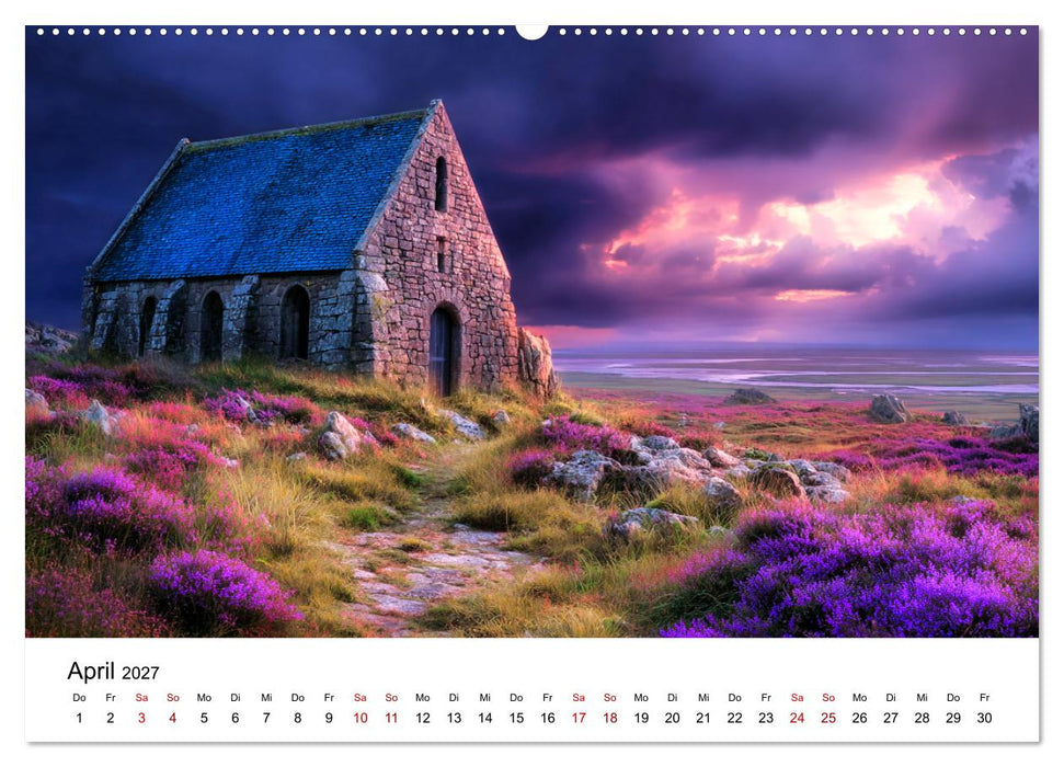 Im Reich der Legenden - Poetische Landschaften der Bretagne (CALVENDO Premium Wandkalender 2027)