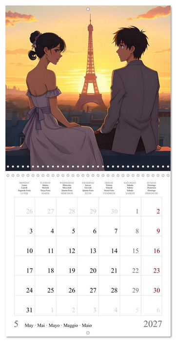 Le Voyage des Deux Âmes" (CALVENDO Calendrier mensuel 2027)