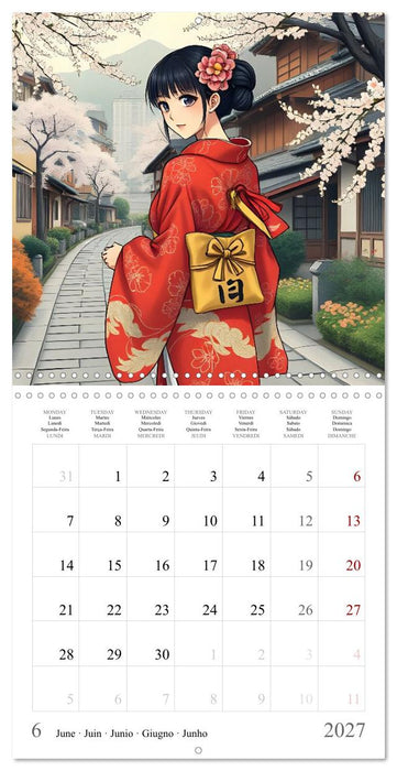 Le Voyage des Deux Âmes" (CALVENDO Calendrier mensuel 2027)
