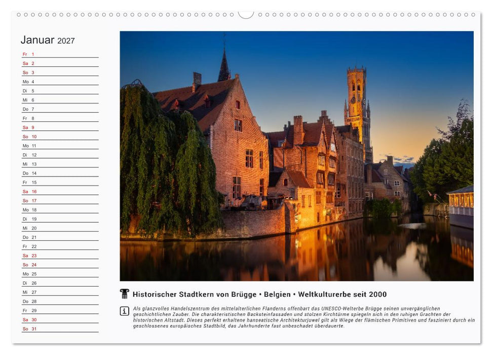 UNESCO Welterbe – die Schatztruhe unseres Planeten (CALVENDO Wandkalender 2027)