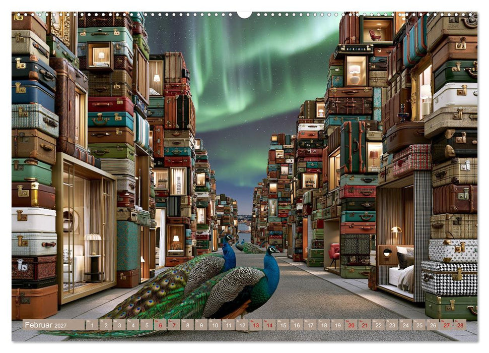 Die Kunst des Unmöglichen. Fotorealistische Welten neu gedacht (CALVENDO Wandkalender 2027)