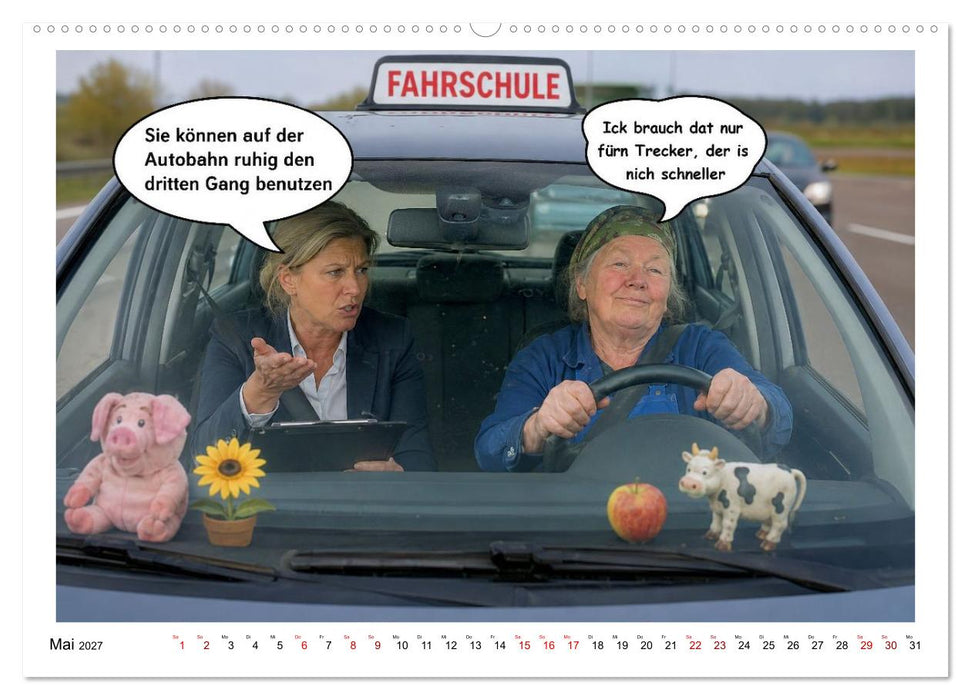 Fahrschule macht Spaß (CALVENDO Wandkalender 2027)