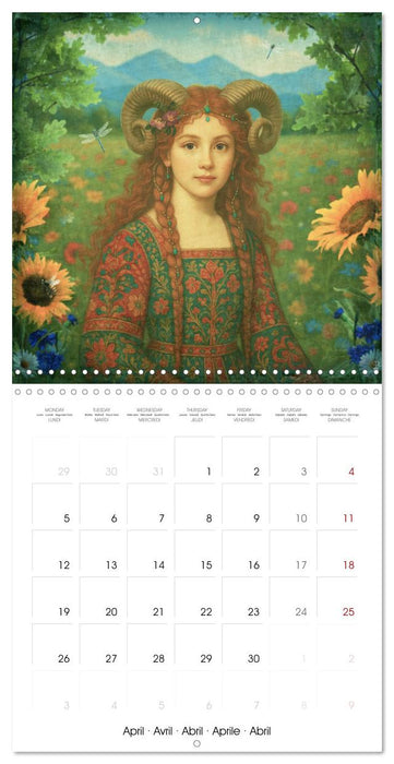 Astrology Princesses (CALVENDO Monthly Calendar 2027)