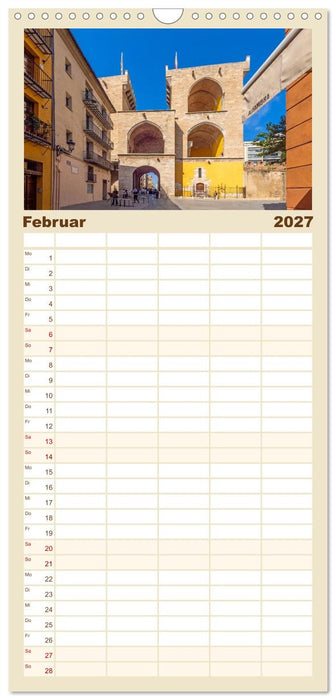Zauberhaftes Valencia (CALVENDO Familienplaner 2027)