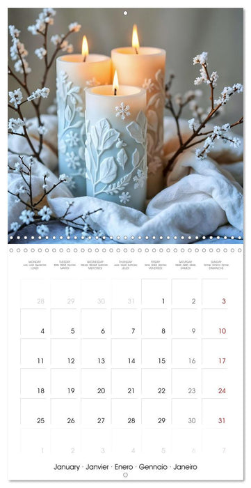 Poetry in Wax - Artistic Candle Worlds (CALVENDO Monthly Calendar 2027)